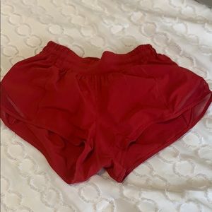 Lululemon Hotty Hot Short 2.5” Dark Red